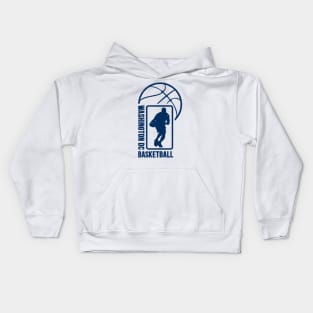 Washington DC Basketball 01 Kids Hoodie